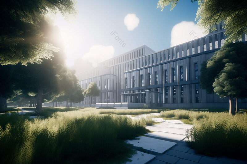 蓝天白云阳光照射建筑实拍,高清,摄影图,摄影图片,图片大全,摄影图免费下载